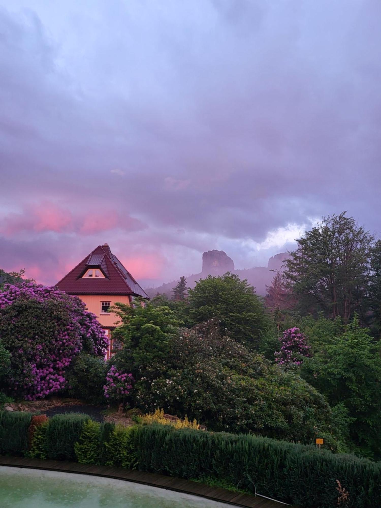 Falkenstein-Hütten Bad Schandau Exterior foto